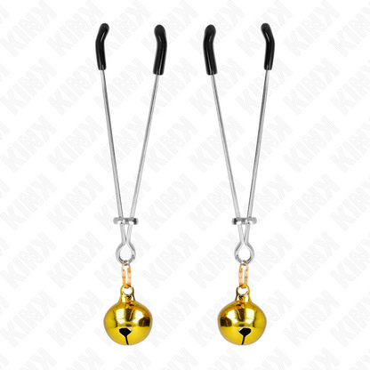 KINK - PINCES À TÉLÉPHONE MINCE CLOCHE OR 7 CM KINK NIPPLE GRIP