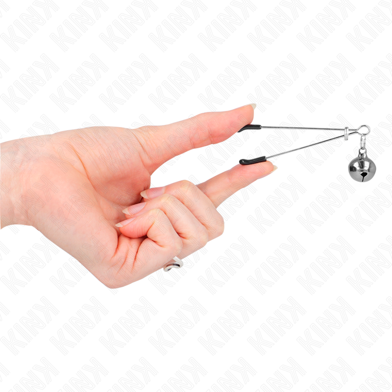 KINK - PINCES À TÉLÉPHONE MINCE CLOCHE ARGENT 7 CM KINK NIPPLE GRIP