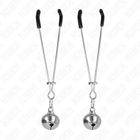 KINK - PINCES À TÉLÉPHONE MINCE CLOCHE ARGENT 7 CM KINK NIPPLE GRIP