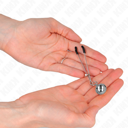 KINK - PINCES À TÉLÉPHONE MINCE CLOCHE ARGENT 7 CM KINK NIPPLE GRIP