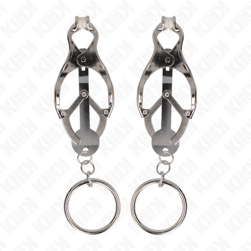 KINK - PINCES À TÉLÉPHONES TRÈFLE JAPONAIS O-RING ARGENT KINK NIPPLE GRIP