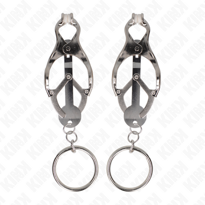 KINK - PINCES À TÉLÉPHONES TRÈFLE JAPONAIS O-RING ARGENT KINK NIPPLE GRIP