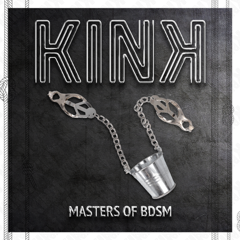KINK - PINCES À METELIER AVEC SEAU ARGENT KINK NIPPLE GRIP