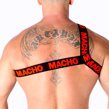 MACHO - HARNAIS ROMAIN ROUGE S/M MACHO UNDERWEAR