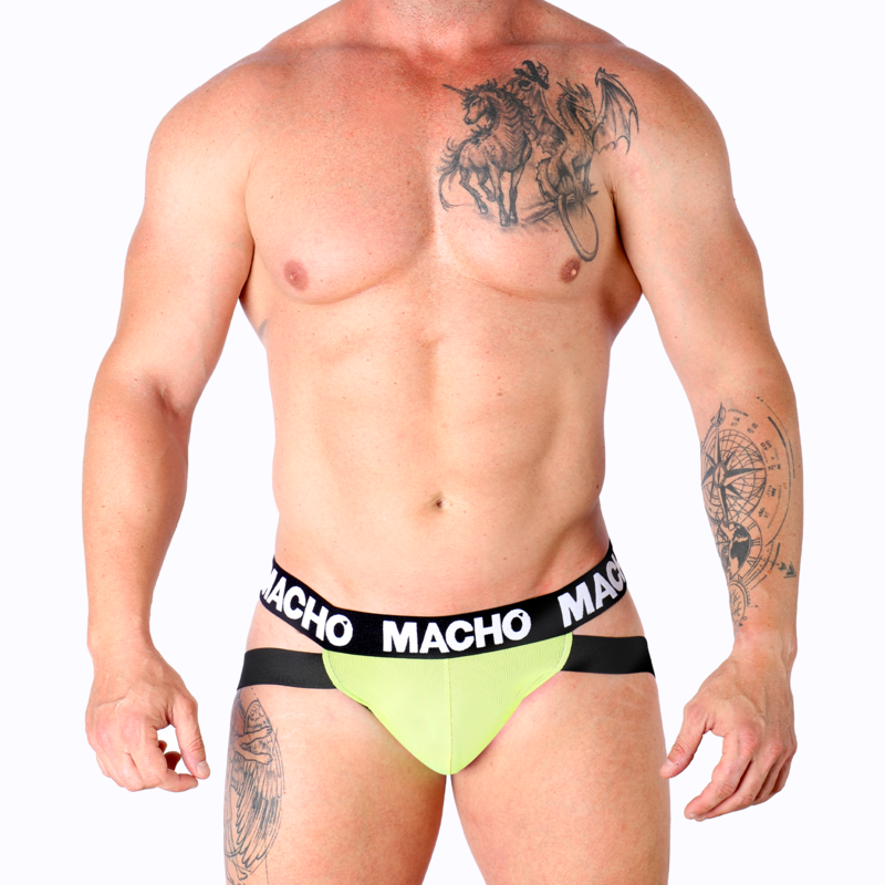 MACHO - MX28FA JOCK JAUNE XL MACHO UNDERWEAR