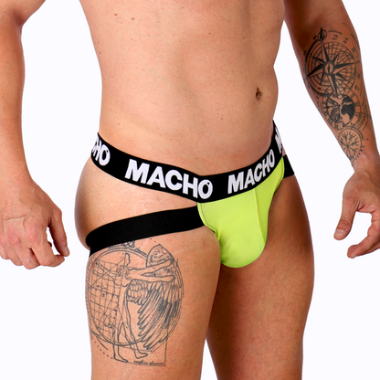 MACHO - MX28FA JOCK JAUNE L MACHO UNDERWEAR