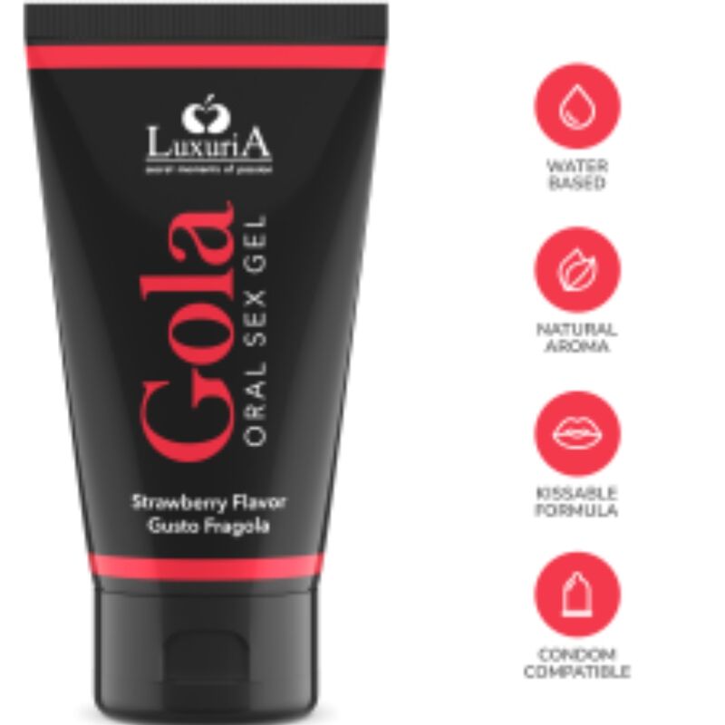 INTIMATELINE LUXURIA - GEL SEXUEL ORAL SAVEUR FRAISE 50 ML INTIMATELINE LUXURIA