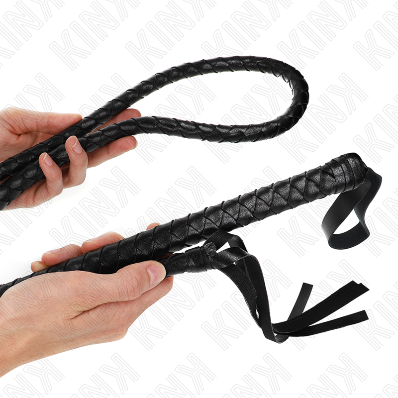 KINK - FOUET LONG SERPENT NOIR 210 CM KINK IMPACT & TOUCH