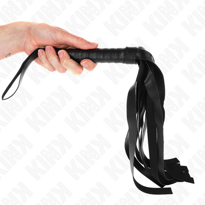 KINK - Fouet à queue large noir 48,5 CM KINK IMPACT & TOUCH