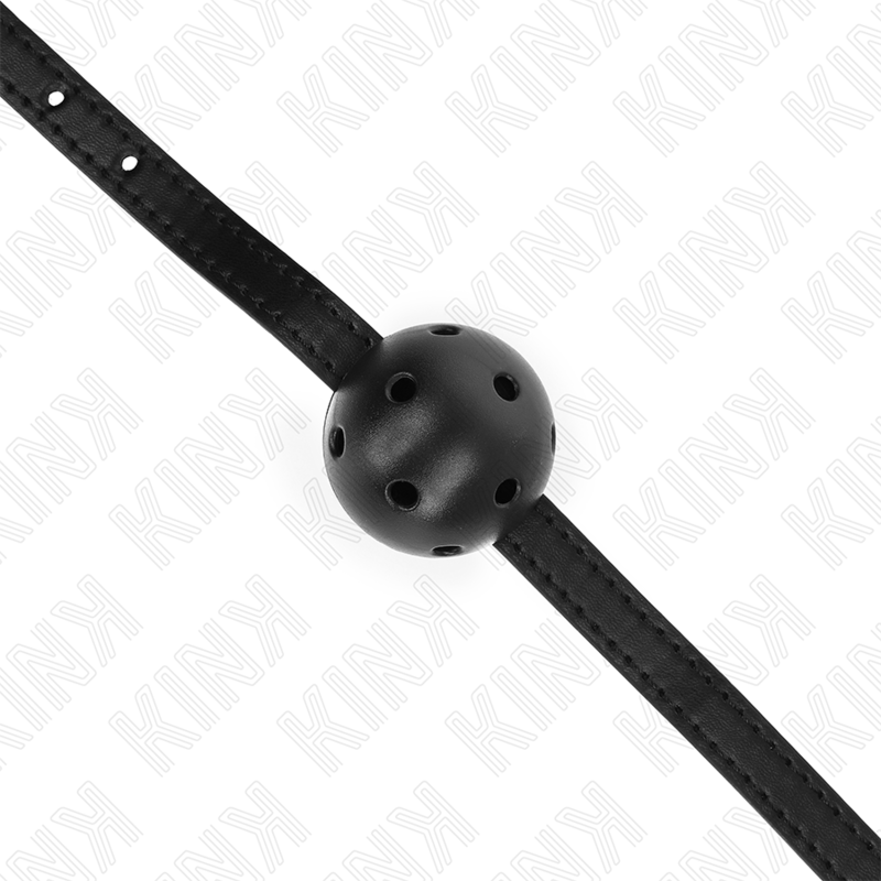 KINK - BALLE RESPIRANTE SIMPLICITY NOIRE 4,5 CM BAG 62 x 1,5 CM KINK COLLAR & GAG