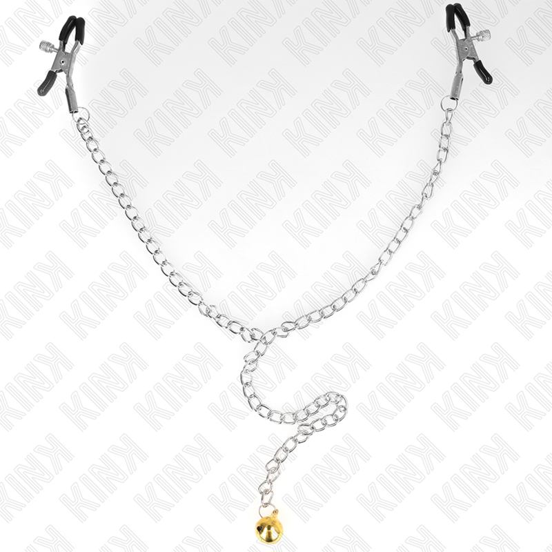KINK - PINCES À METELIER CHAÎNE AVEC CLOCHE 30 CM KINK NIPPLE GRIP