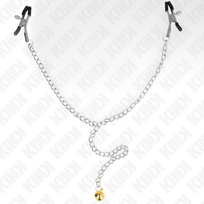 KINK - PINCES À METELIER CHAÎNE AVEC CLOCHE 30 CM KINK NIPPLE GRIP