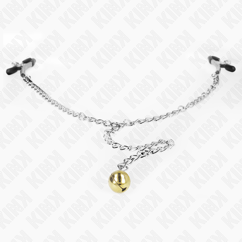 KINK - PINCES À METELIER CHAÎNE AVEC CLOCHE 30 CM KINK NIPPLE GRIP