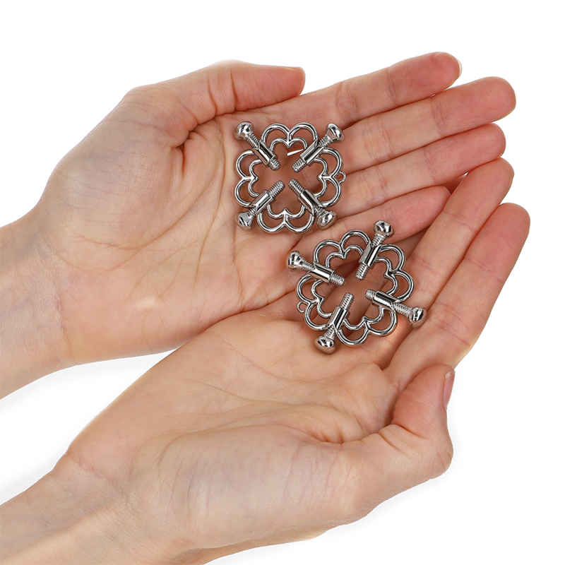 KINK - PINCES À METELLES FLEUR EN MÉTAL KINK NIPPLE GRIP