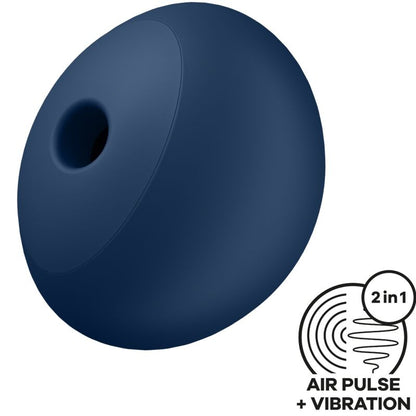 SATISFYER - AIR POWER 4 STIMULATEUR & VIBRATEUR 12 VIBRATIONS BLEU SATISFYER AIR PULSE