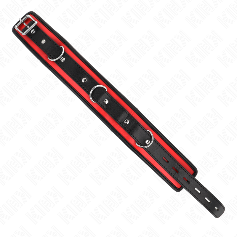 KINK - COLLIER LOURD AVEC CEINTURE 65 CM MODÈLE 2 RÉGLABLE 36,5-50 CM KINK COLLAR & GAG