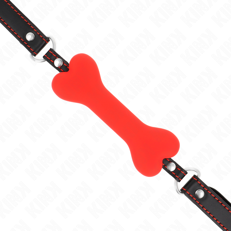 KINK - OS ROUGE 12 CM BAG 63 x 2 CM KINK COLLAR & GAG