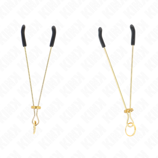 KINK - PINCES À MATELONS FINES OR 7 CM KINK NIPPLE GRIP
