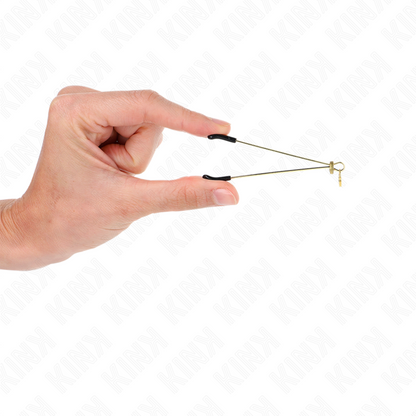 KINK - PINCES À MATELONS FINES OR 7 CM KINK NIPPLE GRIP