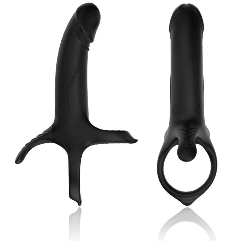 ARMONY - GODE AVEC ANNEAU ET VIBRATEUR NOIR ARMONY FOR HIM