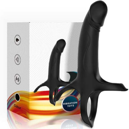 ARMONY - GODE AVEC ANNEAU ET VIBRATEUR NOIR ARMONY FOR HIM