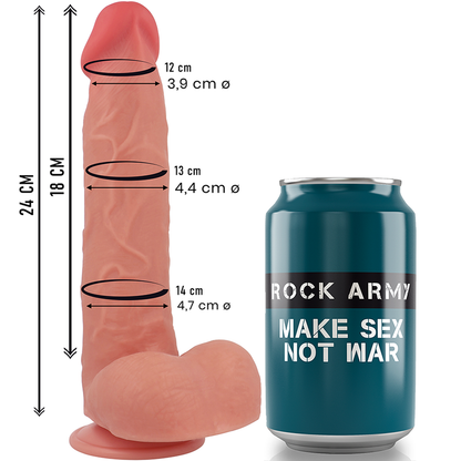 ROCKARMY - RAPTOR SILICONE LIQUIDE 24 CM -O- 4,4 CM ROCK ARMY