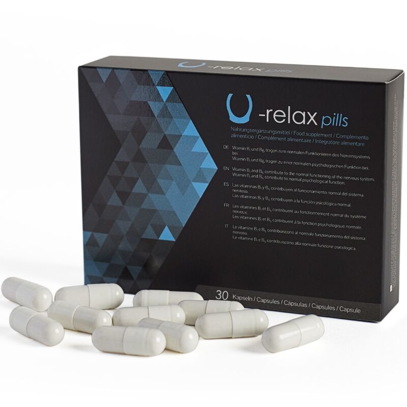 500 COSMETICS - CAPSULES U-RELAX RELAXATION ET REDUCTION DE L'ANXIETE - 30 CAPSULES. 500COSMETICS