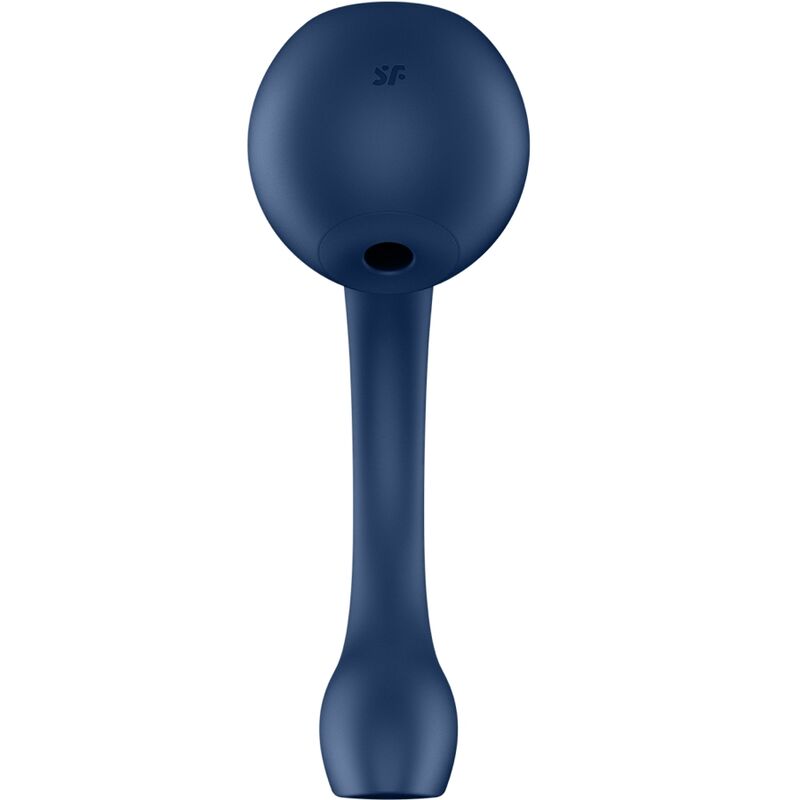 SATISFYER - PRO+ WAVE 4 STIMULATEUR POINT G ET IMPULSION D'AIR APPLICATION GRATUITE BLEU FONCÉ SATISFYER AIR PULSE