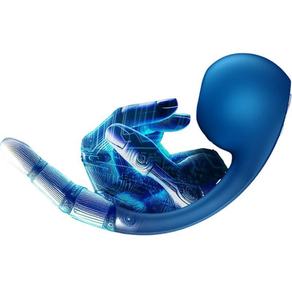SATISFYER - PRO+ WAVE 4 STIMULATEUR POINT G ET IMPULSION D'AIR APPLICATION GRATUITE BLEU FONCÉ SATISFYER AIR PULSE