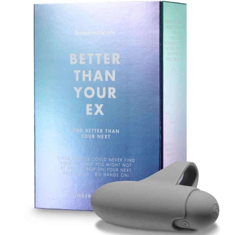 BIJOUX - MIEUX QUE VOTRE EX VIBRATEUR BULLET 10 VIBRATIONS GRIS BIJOUX PETITS BONBONS
