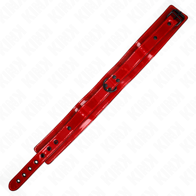KINK - COLLIER AJUSTABLE ROUGE VIN 37,5-49,5 CM X 5 CM KINK COLLAR & GAG