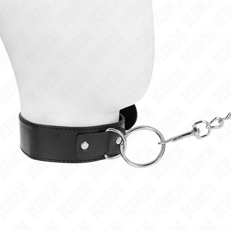 KINK - COLLIER MODÈLE BASIC AVEC LAISSE MODÈLE 4 RÉGLABLE 36-43 CM KINK COLLAR & GAG