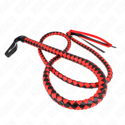 KINK - FOUET LONG SERPENT ROUGE 210 CM KINK IMPACT & TOUCH