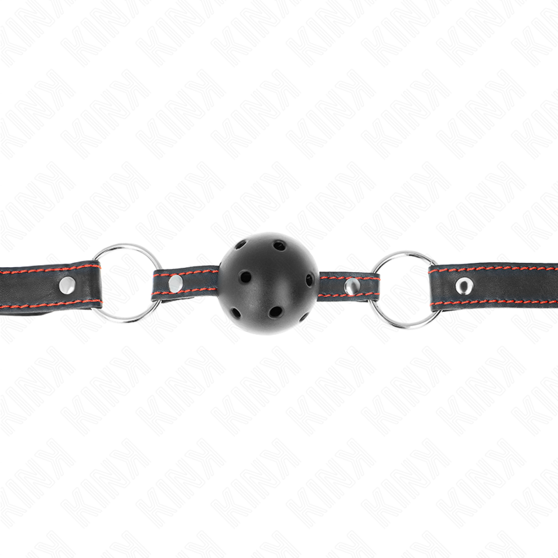 KINK - BAG-BALLE CREUX DUR NOIR MODÈLE 2 65 x 2,5 CM KINK COLLAR & GAG