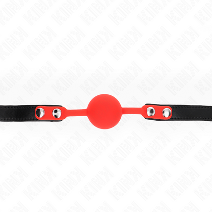 KINK - BÂTON EN SILICONE 4 CM AVEC SERRURE 60 x 2 CM KINK COLLAR & GAG