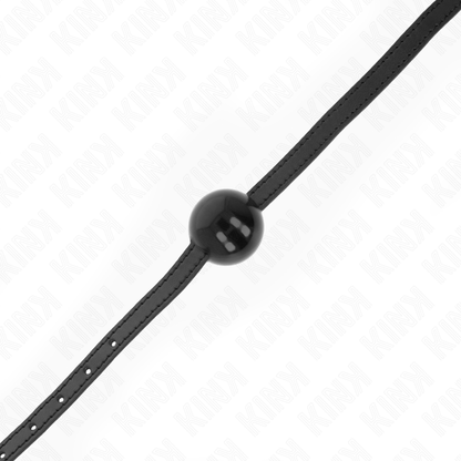 KINK - BALLE SOLIDE SIMPLE NOIRE 4 CM BAG 65 x 1,5 CM KINK COLLAR & GAG