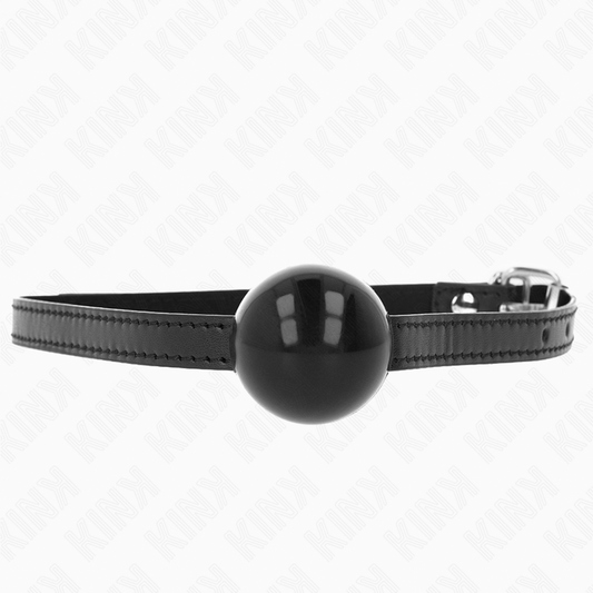 KINK - BALLE SOLIDE SIMPLE NOIRE 4 CM BAG 65 x 1,5 CM KINK COLLAR & GAG