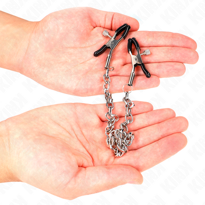 KINK - PINCES À TÉLÉPHONES CHAÎNE ÉPAISSE 30 CM KINK NIPPLE GRIP