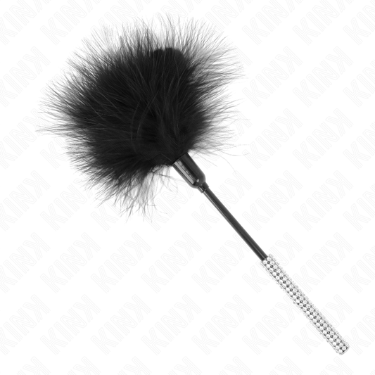 KINK - PLUMES CHACOUILLES AVEC MANCHE STRASS 27 CM KINK IMPACT & TOUCH
