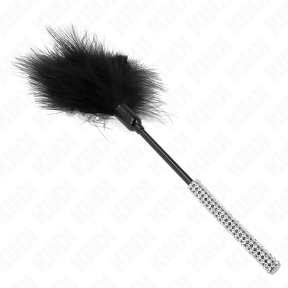 KINK - PLUMES CHACOUILLES AVEC MANCHE STRASS 27 CM KINK IMPACT & TOUCH