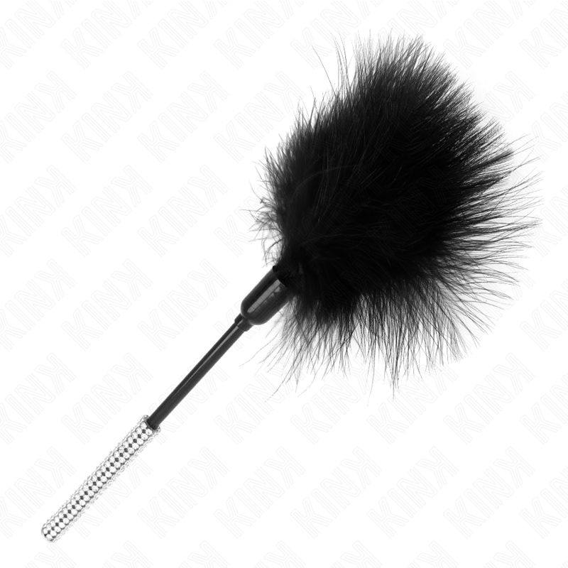 KINK - PLUMES CHACOUILLES AVEC MANCHE STRASS 27 CM KINK IMPACT & TOUCH