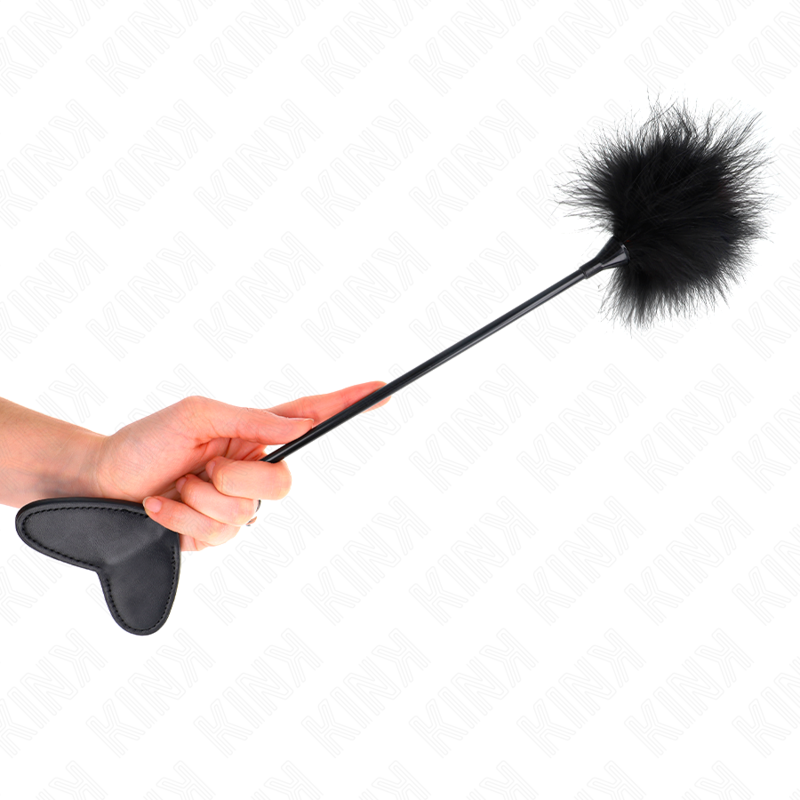 KINK - PLUMES TICKLE AVEC PAGAIE COEUR 31 CM KINK IMPACT & TOUCH