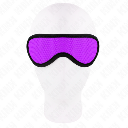KINK - BANDAGE TEXTURÉ À ÉCAILLES AVEC BORD RECOUVERT VIOLET 20 x 7 CM KINK MASKED ALLURE