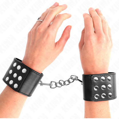 KINK - APPUI-POIGNETS AVEC BOUTON-PRESSION NOIR RÉGLABLE 19-24 CM X 5,5 CM KINK WRIST RESTRAINT