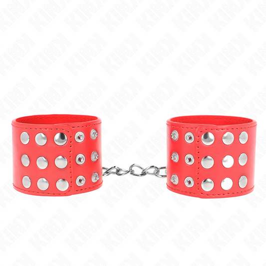 KINK - APPUI-POIGNETS AVEC BOUTON-PRESSION ROUGE RÉGLABLE 19-24 CM X 5,5 CM KINK WRIST RESTRAINT