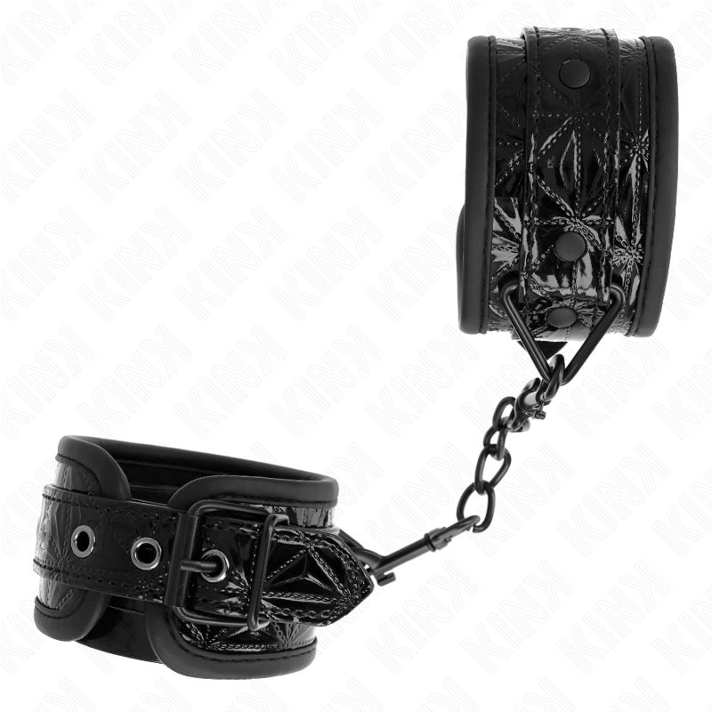 KINK - APPUI-POIGNETS MOTIF DIAMANT NOIR AJUSTABLE 17-26 CM X 5,5 CM KINK WRIST RESTRAINT
