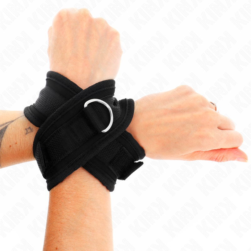KINK - POIGNETS CROISÉS NOIR 34 X 5,5 CM KINK WRIST RESTRAINT
