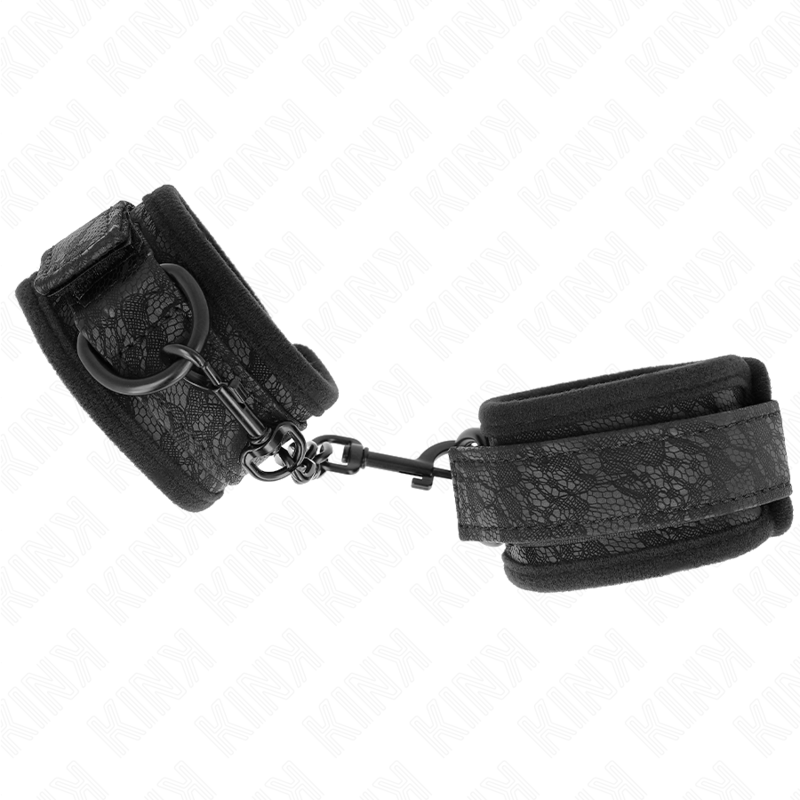 KINK - POIGNETS RECOUVERTS DE DENTELLE FONCÉE NÉOPRÈNE AJUSTABLE NOIR 20-29 CM X 5 CM KINK WRIST RESTRAINT