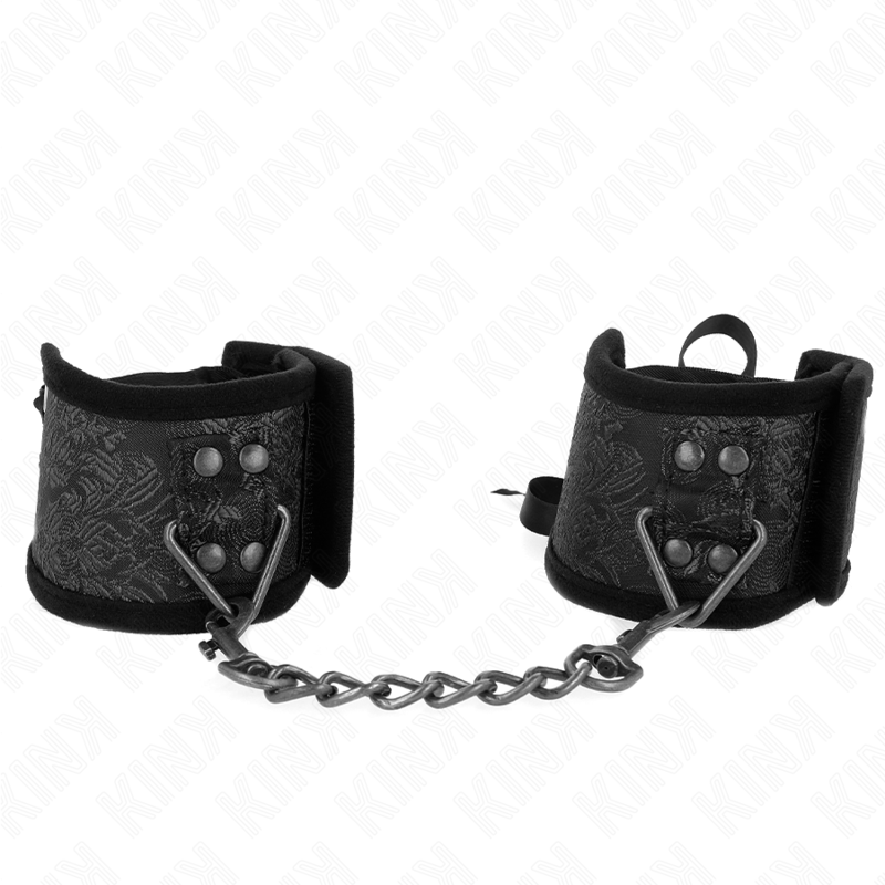 KINK - RETENUES-POIGNETS SCANDAL DÉTAILS DENTELLE NOIRE 24,5 CM X 6,5 CM KINK WRIST RESTRAINT