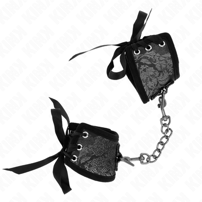 KINK - RETENUES-POIGNETS SCANDAL DÉTAILS DENTELLE NOIRE 24,5 CM X 6,5 CM KINK WRIST RESTRAINT
